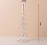 Taper Glass Candlestick Holder
